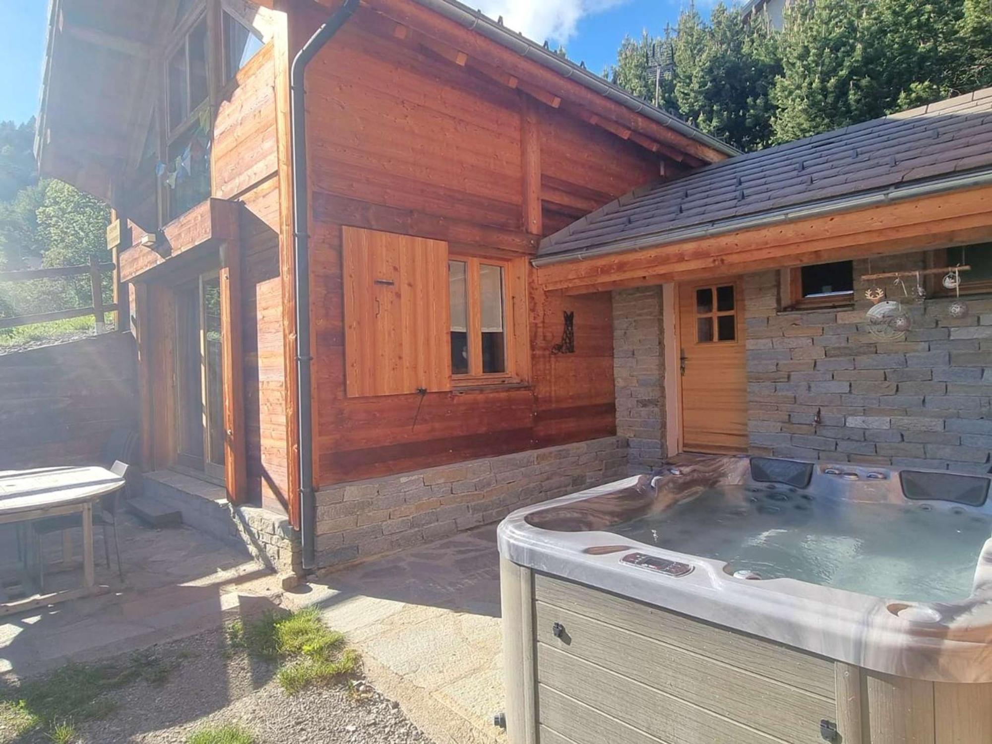 Chalet 6 Pers Avec Spa, Terrasse Plein Sud A Saint-Michel-De-Chaillol - Fr-1-393-22 Luaran gambar