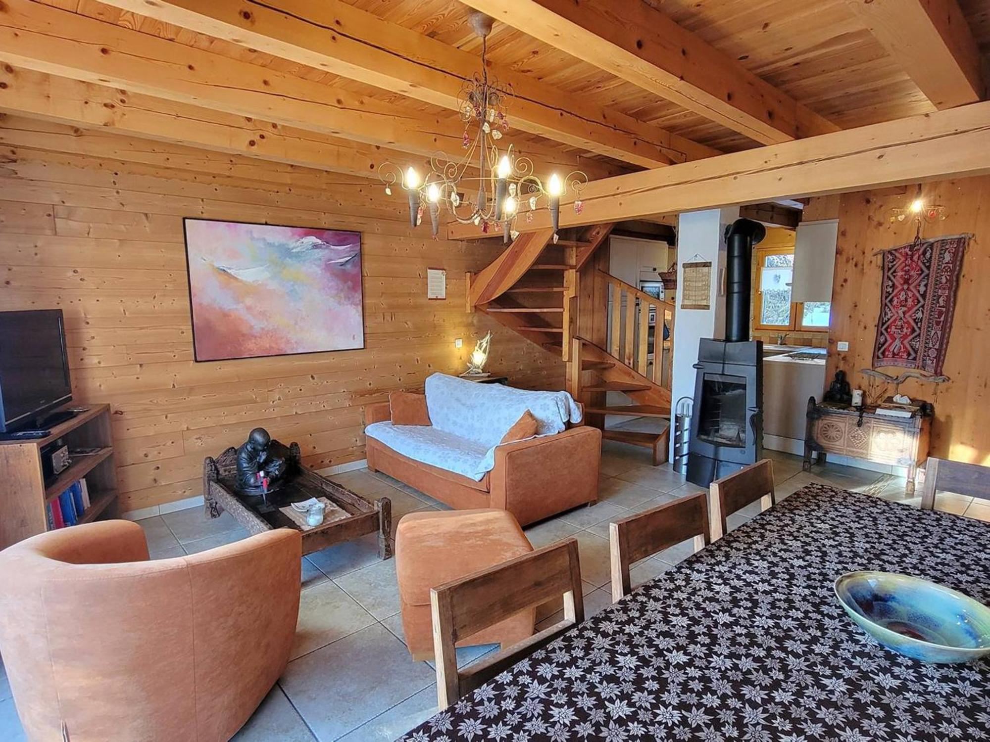 Chalet 6 Pers Avec Spa, Terrasse Plein Sud A Saint-Michel-De-Chaillol - Fr-1-393-22 Luaran gambar